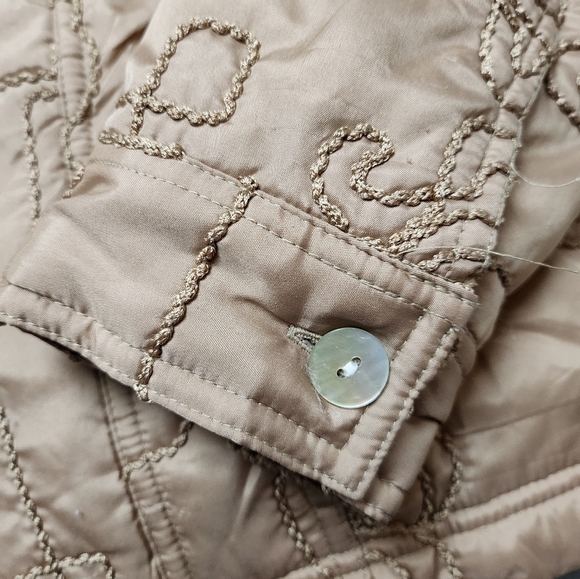 Vintage Ruby Rd. Embroidered Zip Puff Jacket - Picture 7 of 13
